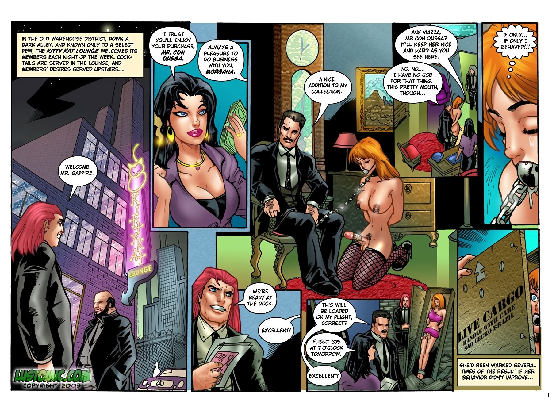 Kitty Kat Lounge [Lustomic] 1 . Kitty Kat Lounge - Chapter 1 [Lustomic] – page 2