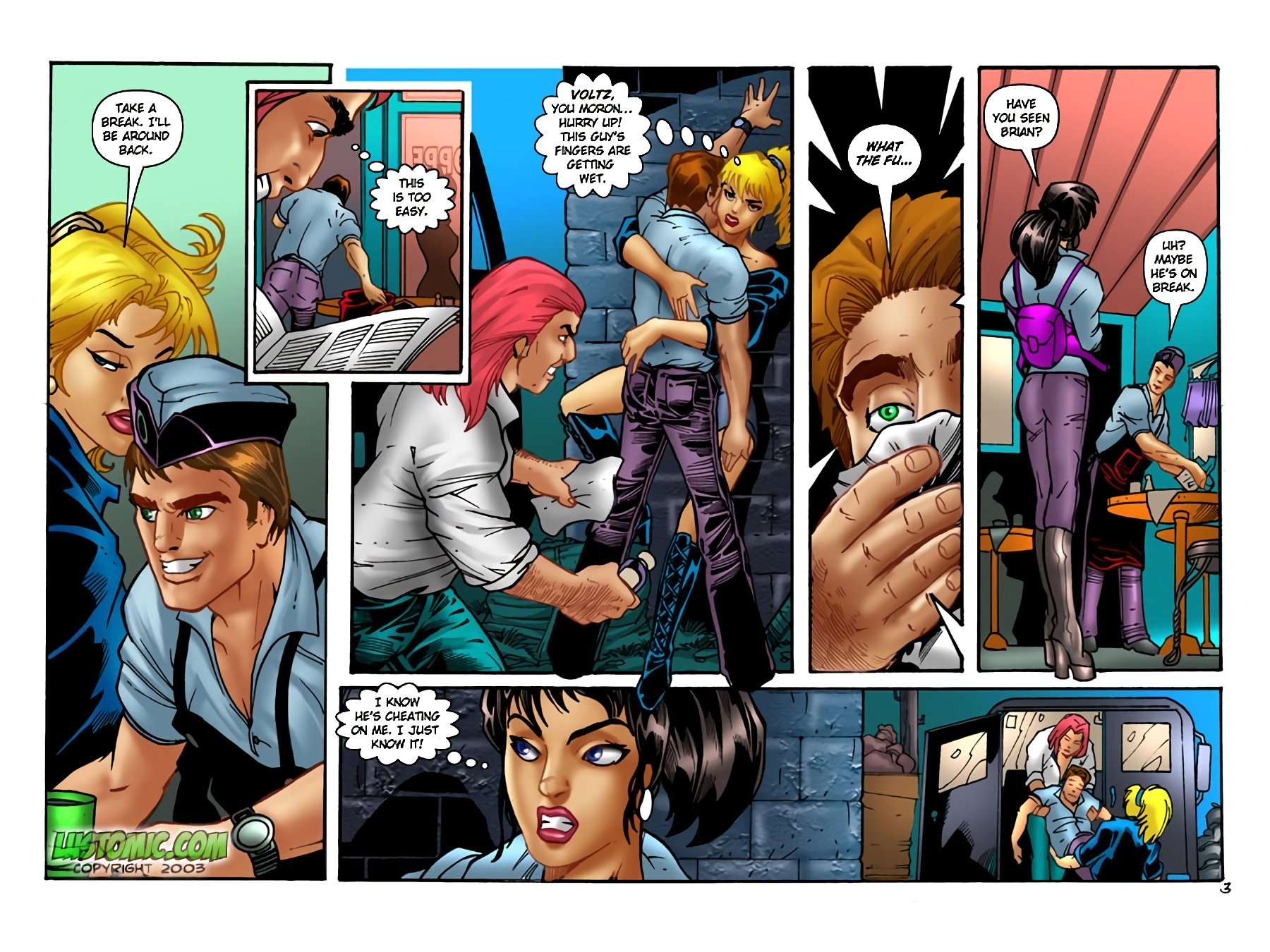 Kitty Kat Lounge [Lustomic] 1 . Kitty Kat Lounge - Chapter 1 [Lustomic] – page 4