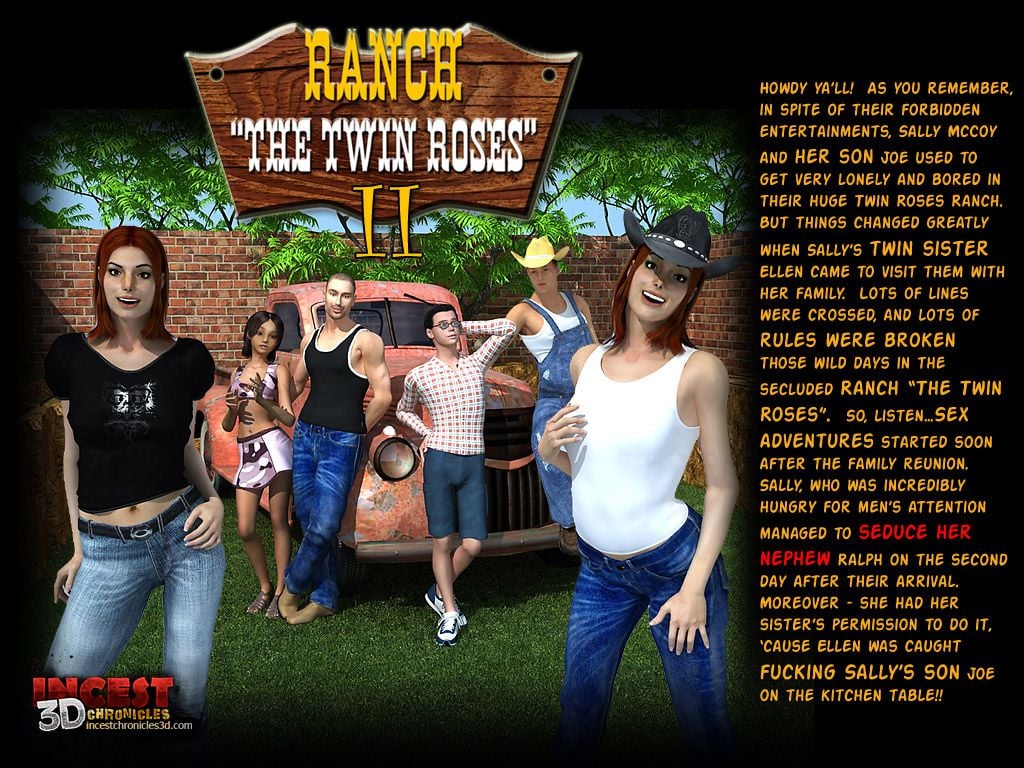 Ranch – The Twin Roses [IncestChronicles3D] 2 . Ranch - The Twin Roses - Chapter 2 [IncestChronicles3D] – page 1