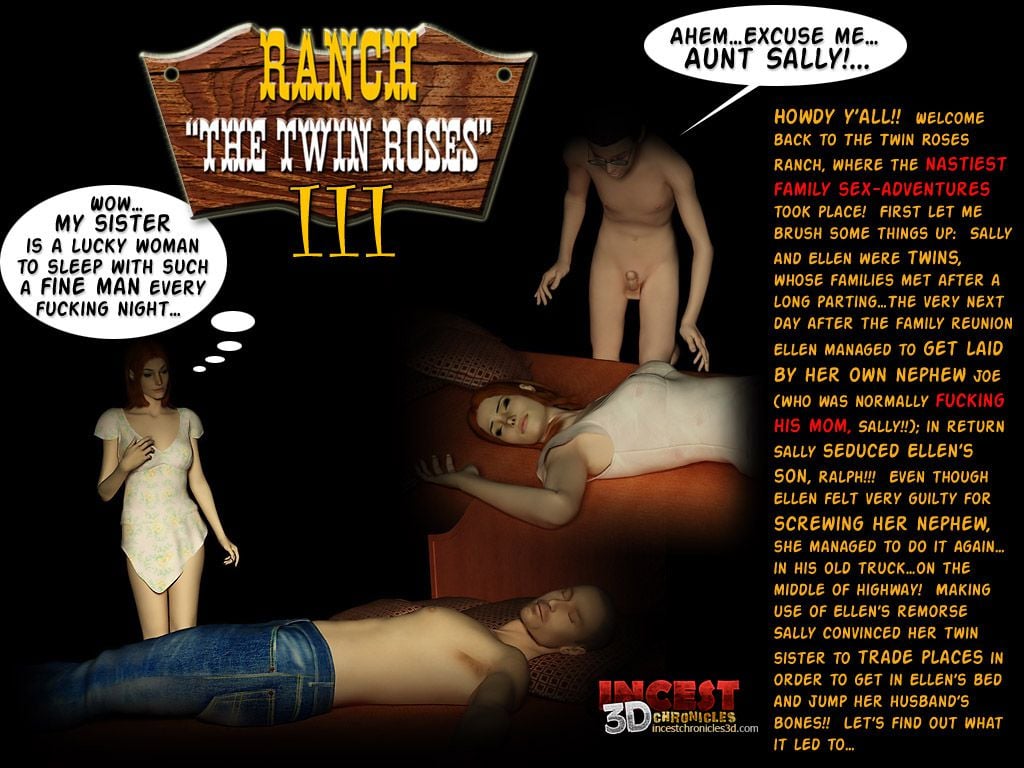 Ranch – The Twin Roses [IncestChronicles3D] 3 . Ranch - The Twin Roses - Chapter 3 [IncestChronicles3D] – page 1