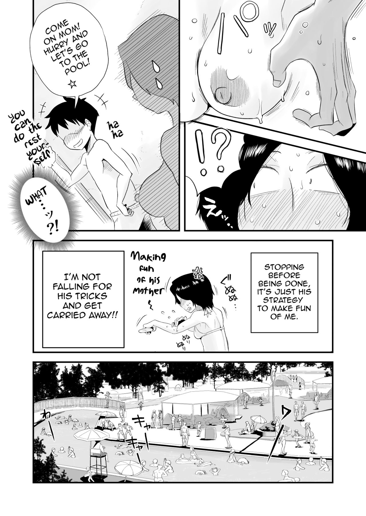 Oh! Mother’s Particulars! [Haitoku Sensei] 4 . Oh! Mother's Particulars! - Public Swimming Pool - Chapter 4 [Haitoku Sensei] – page 10
