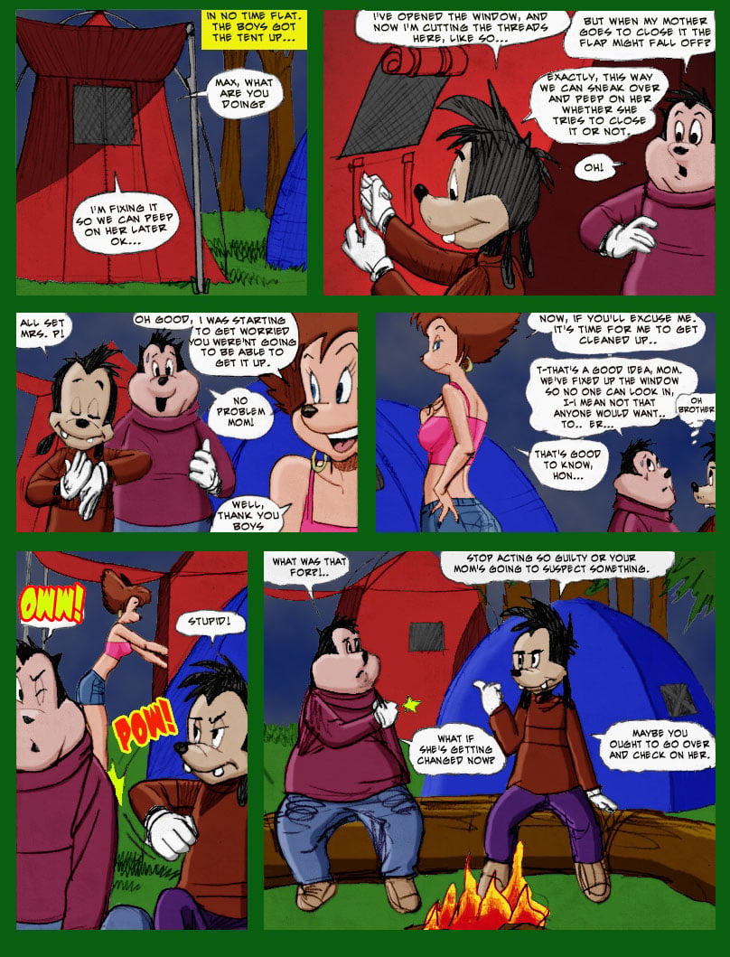 Peggy Cums Camping (Goof Troop) [Pandoras Box] 1.5 . Peggy Cums Camping - Colored - Chapter 1 (Goof Troop) [Pandoras Box] – page 19