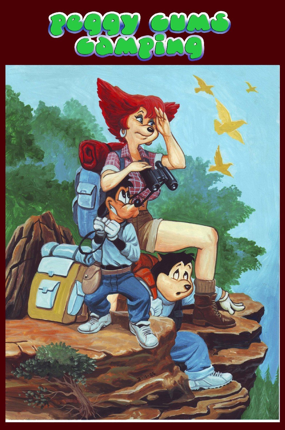 Peggy Cums Camping (Goof Troop) [Pandoras Box] 1 . Peggy Cums Camping - Chapter 1 (Goof Troop) [Pandoras Box] – page 1