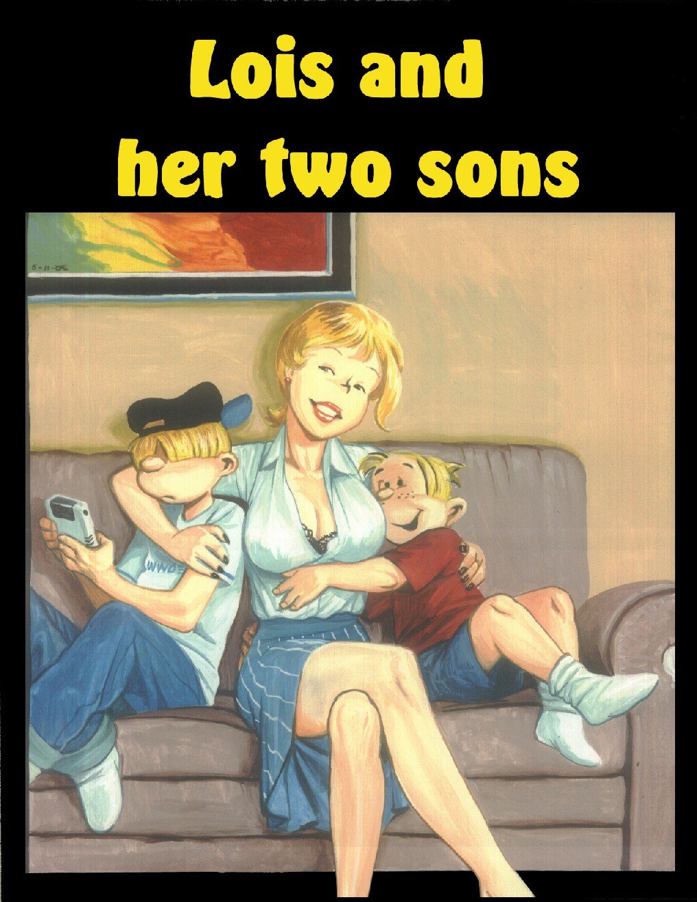 Lois And Her Two Sons (Hi And Lois) [Pandoras Box] 1.5 . Lois And Her Two Sons - Colored - Chapter 1 (Hi And Lois) [Pandoras Box] – page 1