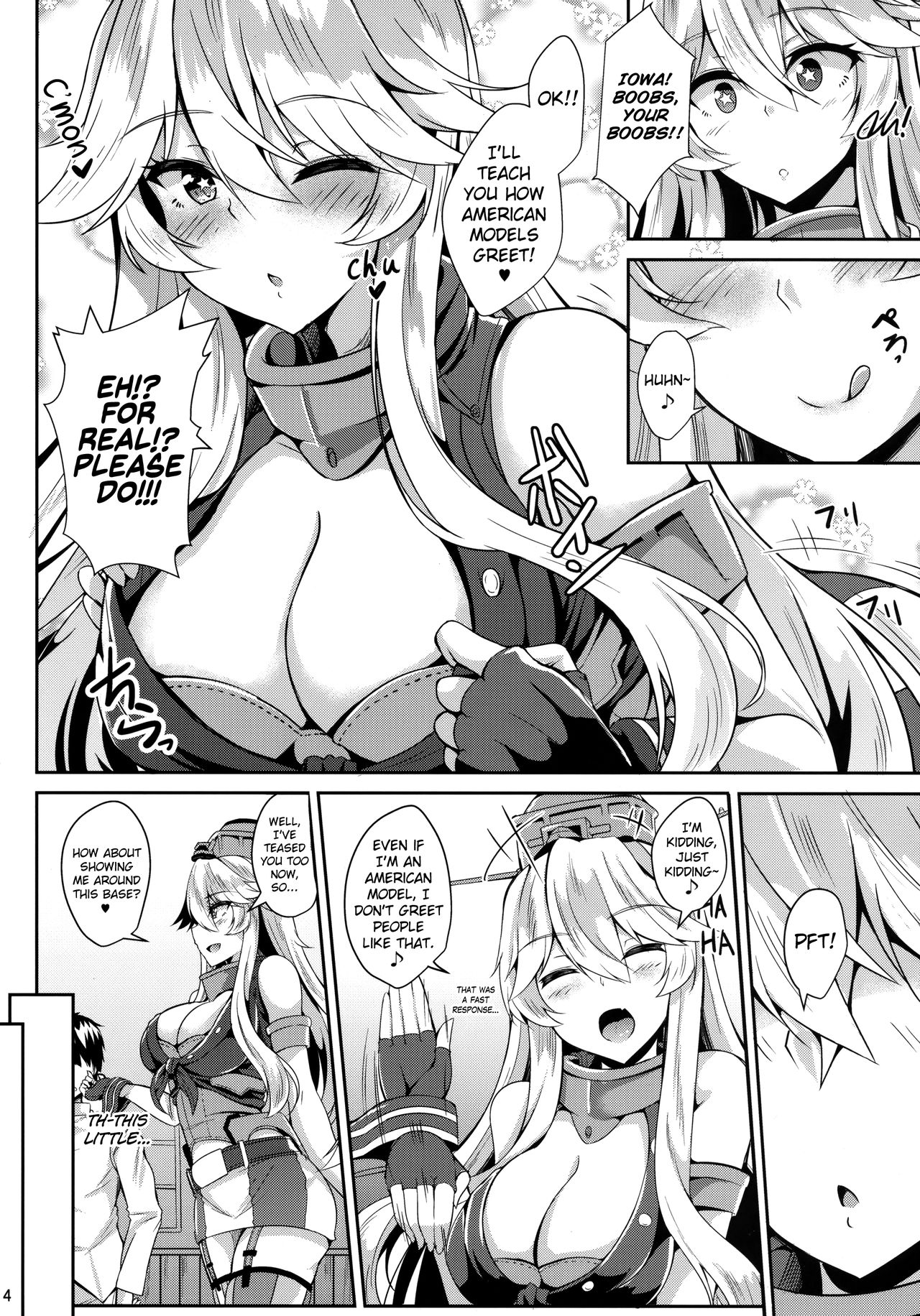 Wild Sex With Iowa (Kantai Collection -KanColle-) [Kazamitiu] 1 . Wild Sex With Iowa - Chapter 1 (Kantai Collection -KanColle-) [Kazamitiu] – page 5