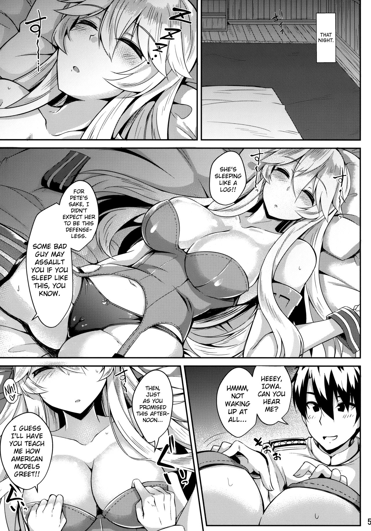 Wild Sex With Iowa (Kantai Collection -KanColle-) [Kazamitiu] 1 . Wild Sex With Iowa - Chapter 1 (Kantai Collection -KanColle-) [Kazamitiu] – page 6