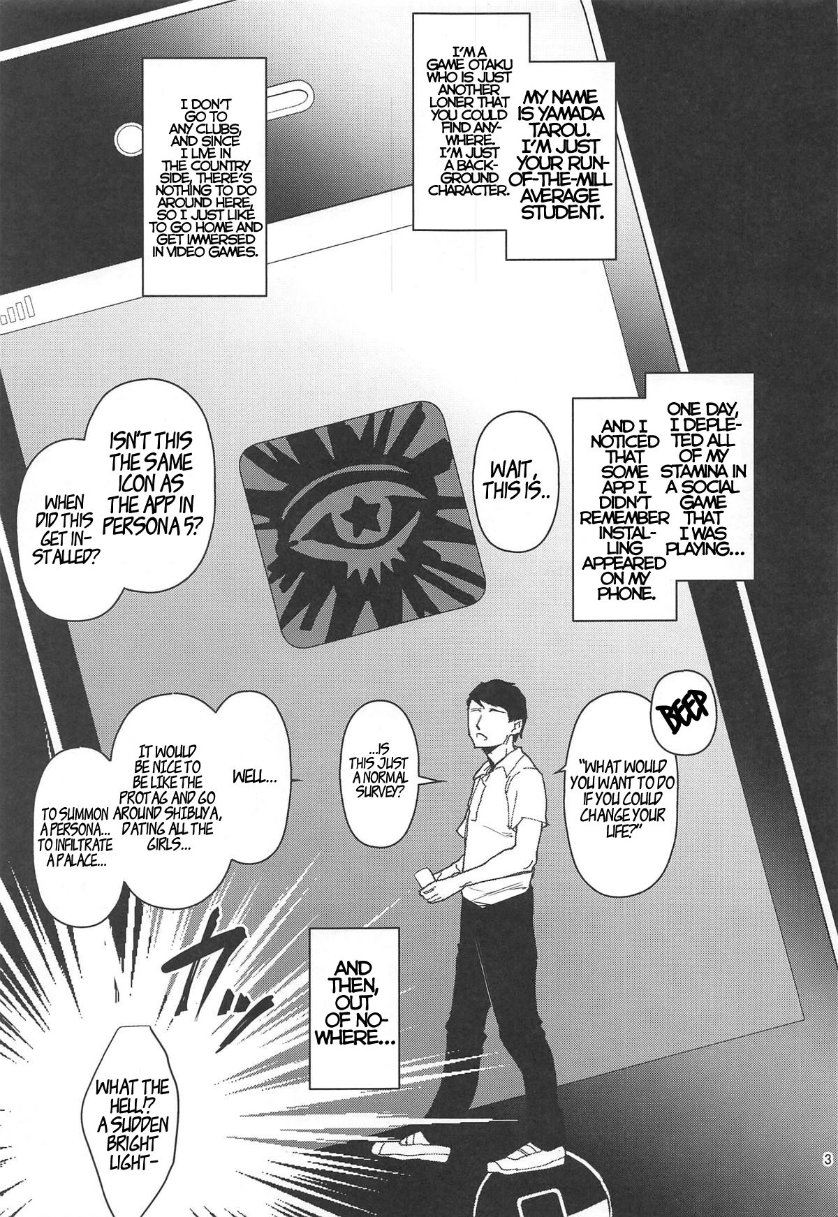 Tensei Shitara 2-shuume Cheat Joutai datta Ken (Persona 5) [Shibuki Oroshi] 1 . Tensei Shitara 2-shuume Cheat Joutai datta Ken  - Chapter 1 (Persona 5) [Shibuki Oroshi] – page 2