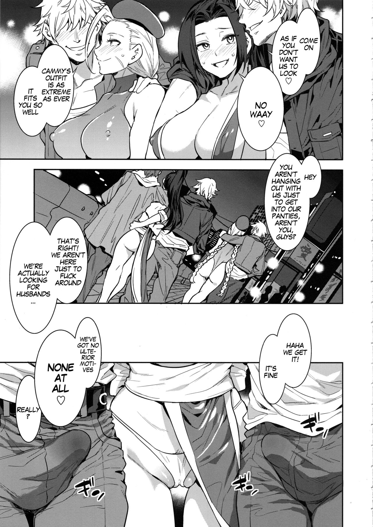 Casual Sex Party With Fighting Game Gals (King of Fighters, Street Fighter) [Mizuryu Kei] 1 . Casual Sex Party With Fighting Game Gals - Chapter 1 (King of Fighters, Street Fighter) [Mizuryu Kei] – page 4