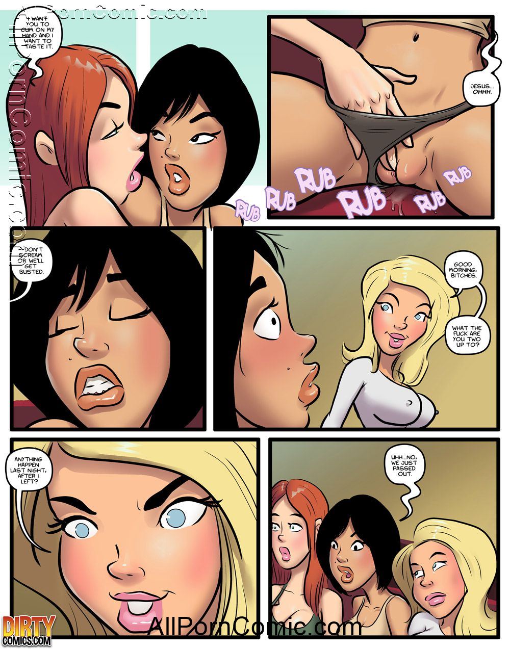 University Girls [Dirty Comics] 1 . University Girls - Chapter 1 [Dirty Comics] – page 7