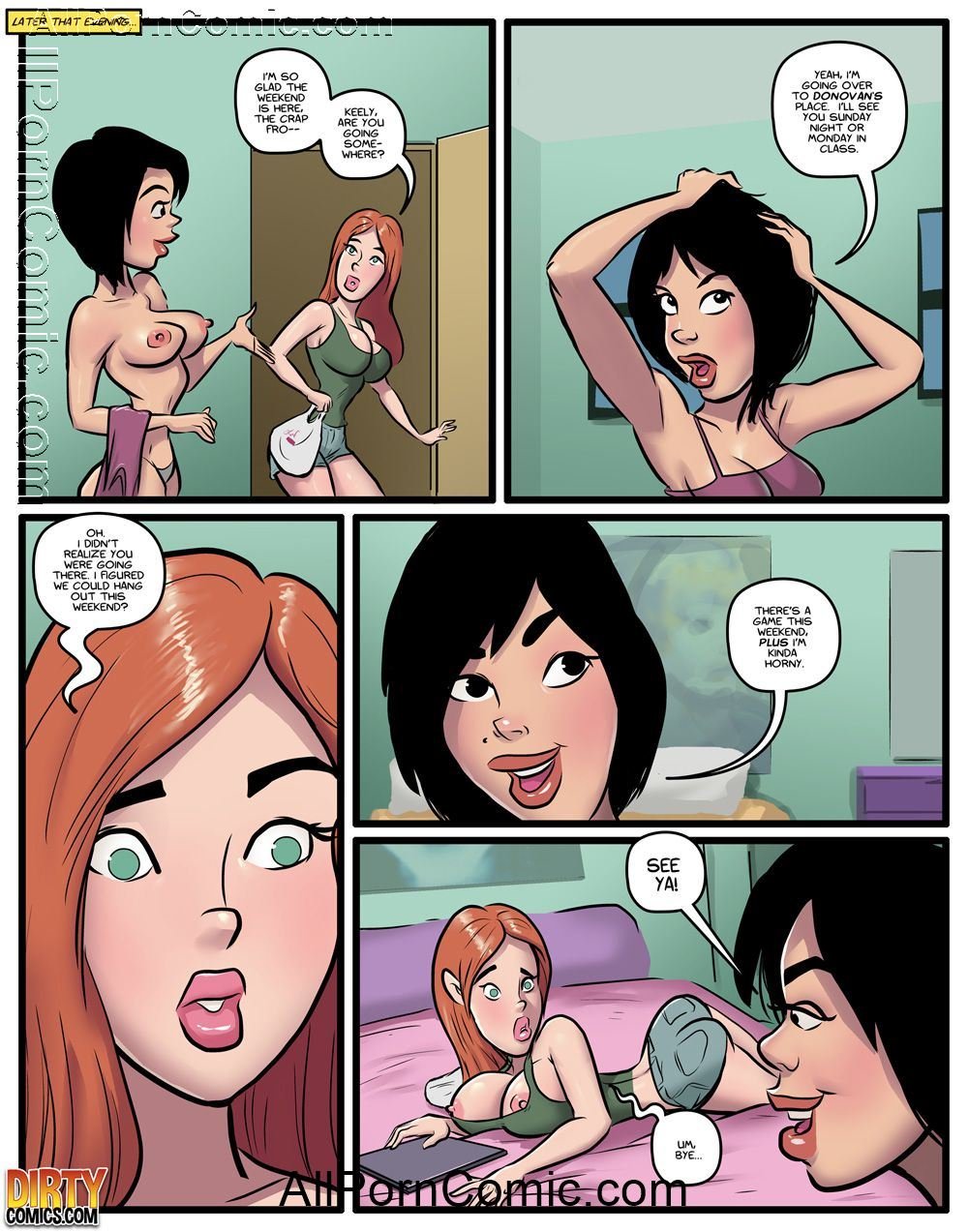 University Girls [Dirty Comics] 1 . University Girls - Chapter 1 [Dirty Comics] – page 8