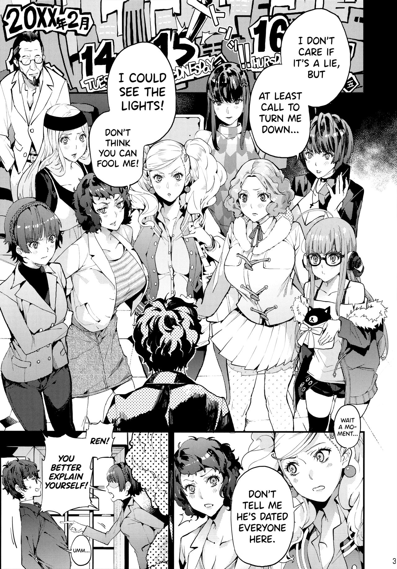 Hattoubun no Persona (Persona 5) [Azukiko] 1 . Hattoubun no Persona - Chapter 1 (Persona 5) [Azukiko] – page 4