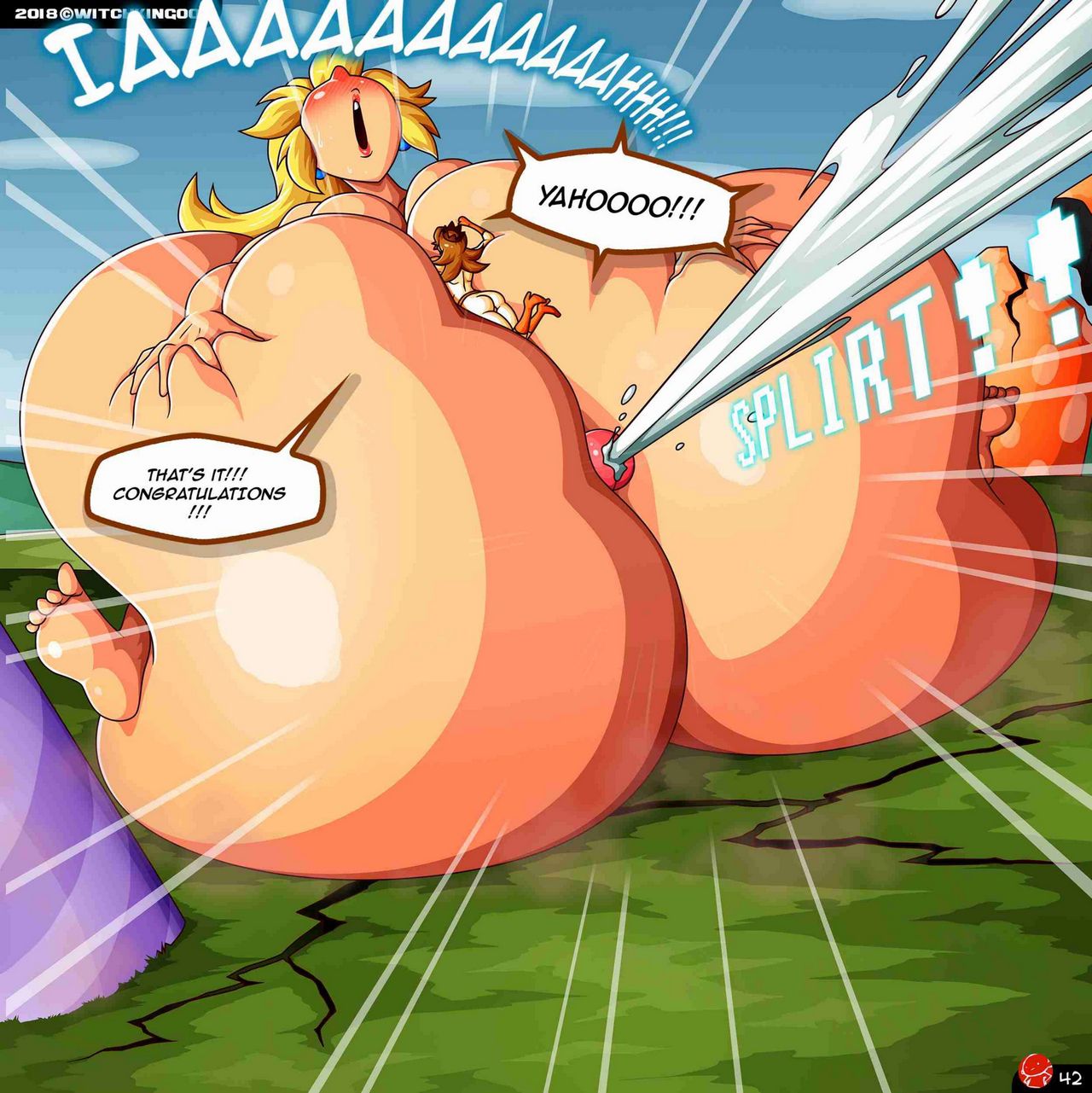 Peach’s Off-Road Adventure (Mario Series) [WitchKing00] 1 . Peach's Off-Road Adventure  - Chapter 1 (Mario Series) [WitchKing00] – page 43