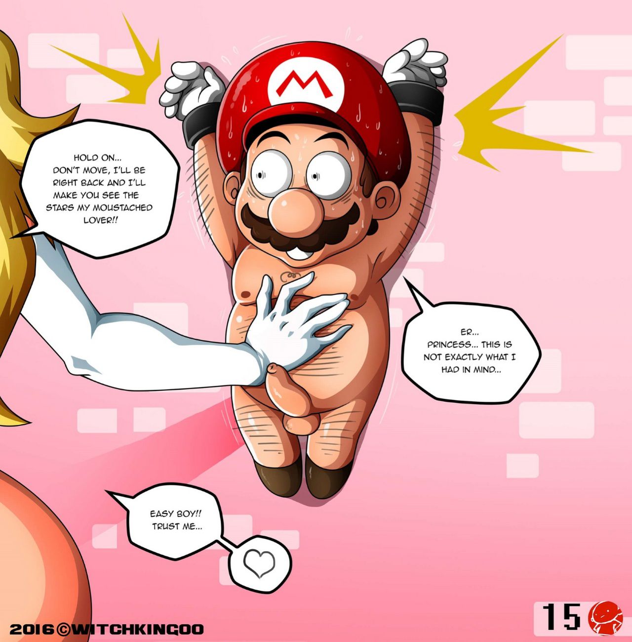 Princess Peach (Mario Series) [WitchKing00] 2 . Princess Peach - Thanks Mario! - Chapter 2 (Mario Series) [WitchKing00] – page 16