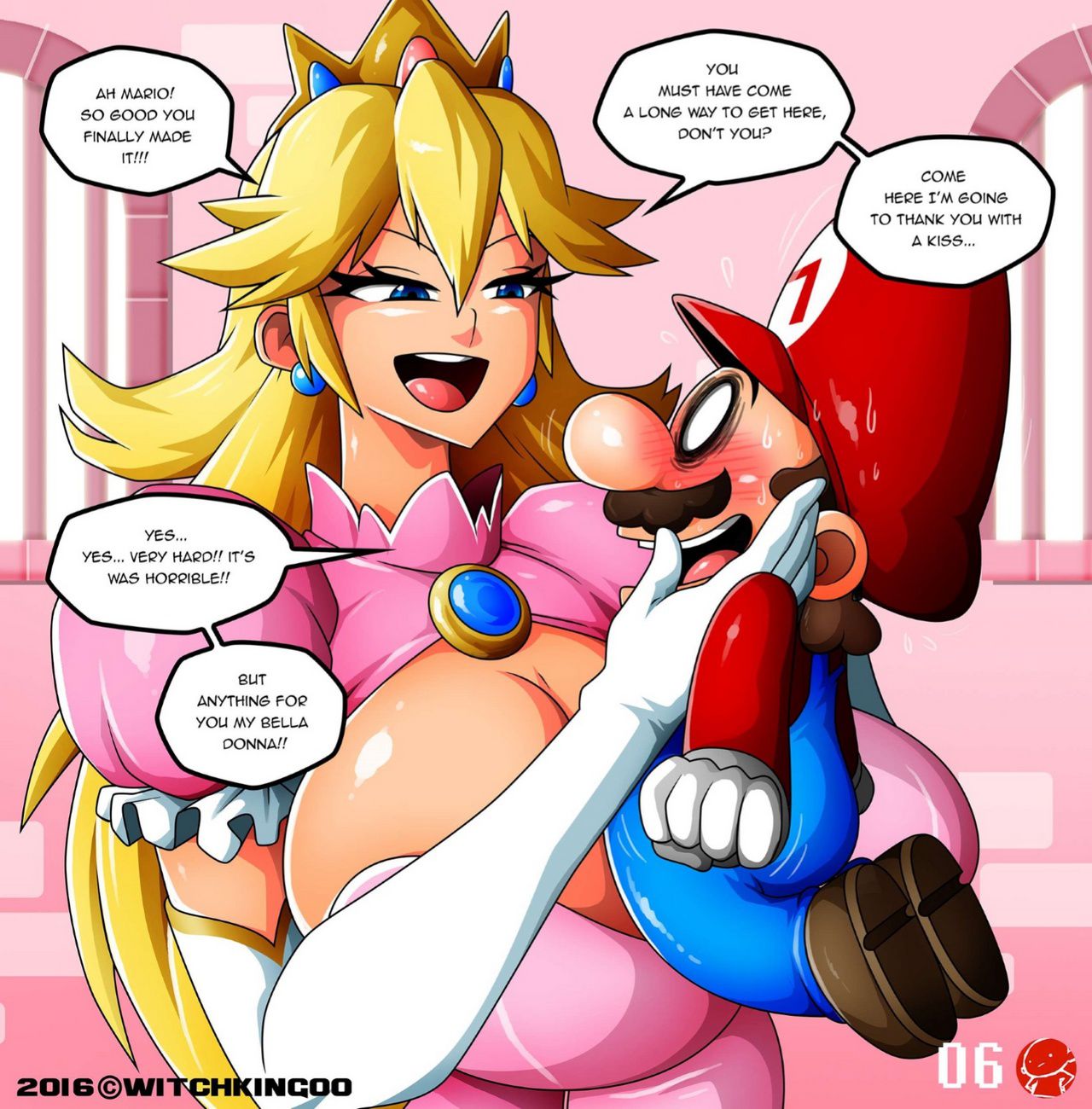 Princess Peach (Mario Series) [WitchKing00] 2 . Princess Peach - Thanks Mario! - Chapter 2 (Mario Series) [WitchKing00] – page 7