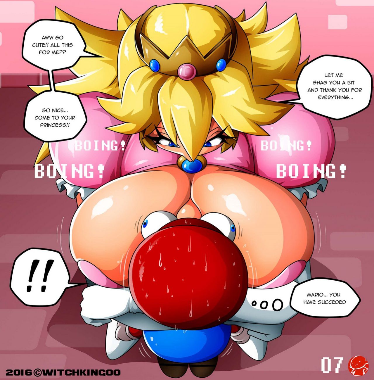 Princess Peach (Mario Series) [WitchKing00] 2 . Princess Peach - Thanks Mario! - Chapter 2 (Mario Series) [WitchKing00] – page 8
