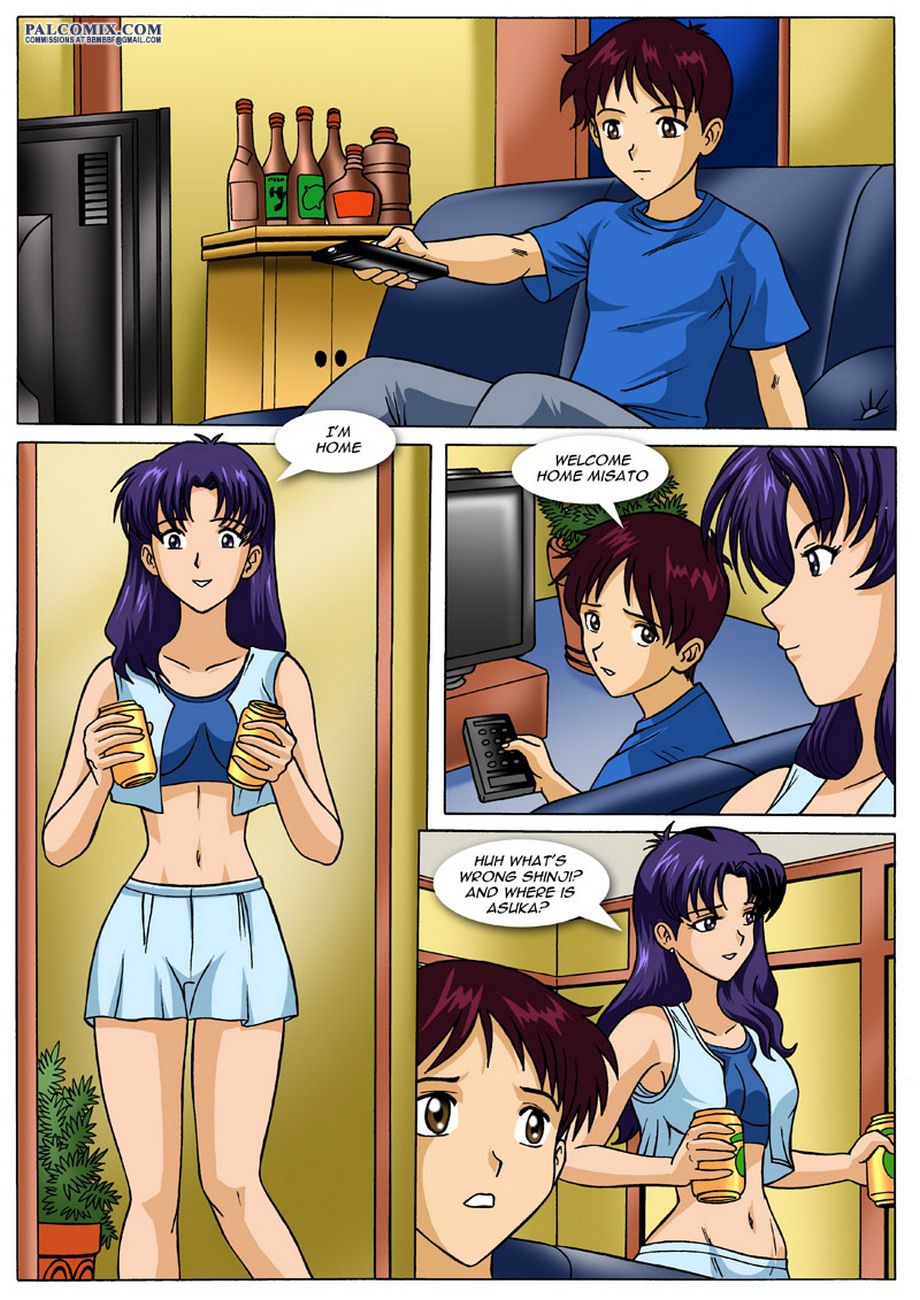 Misato’s New Girlfriend (Neon Genesis Evangelion) [Palcomix] 1 . Misato's New Girlfriend - Chapter 1 (Neon Genesis Evangelion) [Palcomix] – page 2