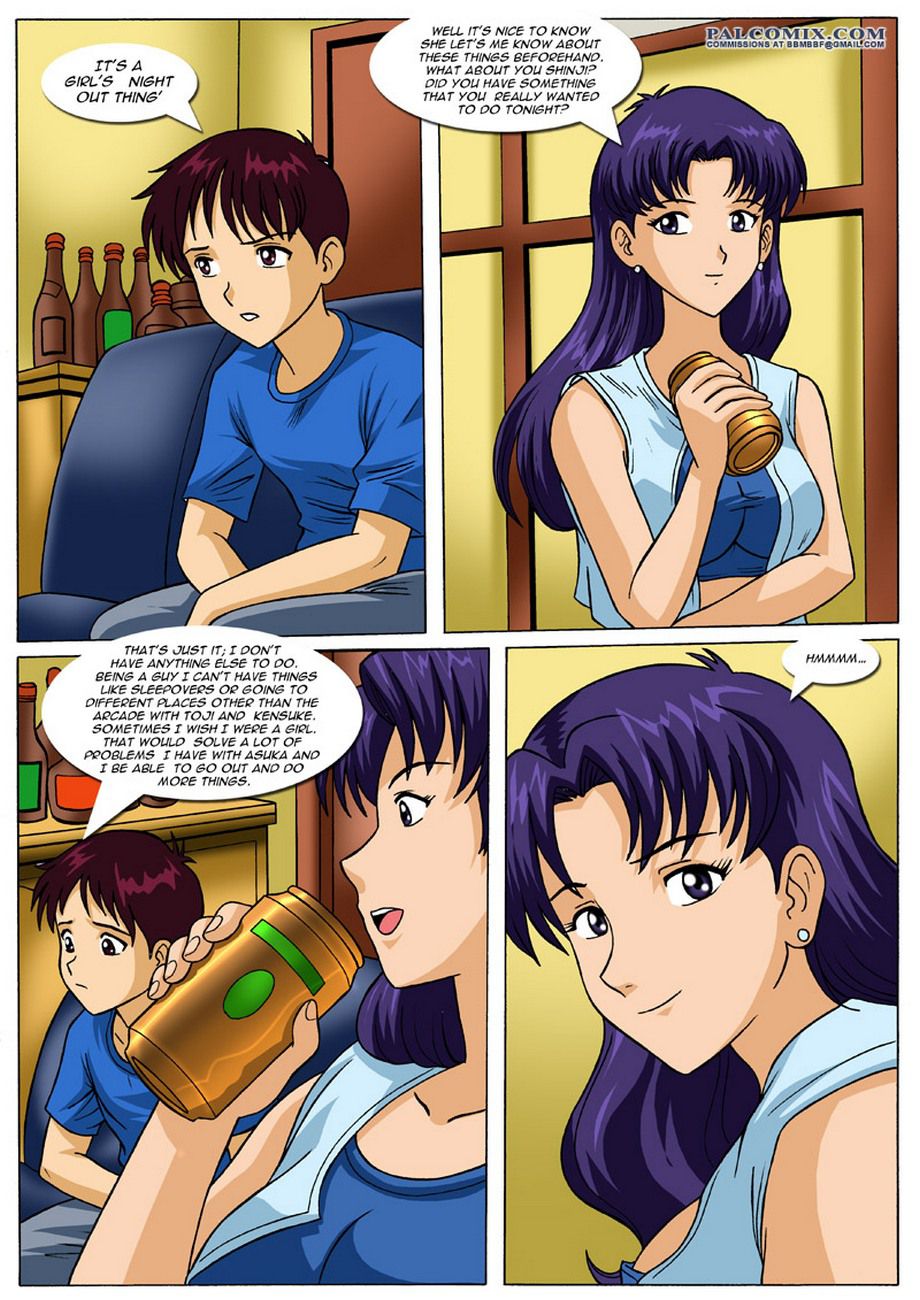 Misato’s New Girlfriend (Neon Genesis Evangelion) [Palcomix] 1 . Misato's New Girlfriend - Chapter 1 (Neon Genesis Evangelion) [Palcomix] – page 3