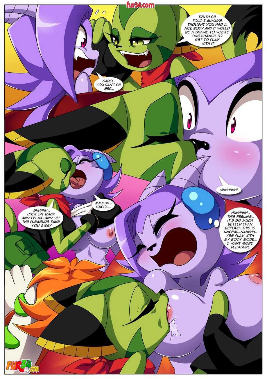 Watching A Movie With Friends (Freedom Planet) [Palcomix] 1 . Watching A Movie With Friends - Chapter 1 (Freedom Planet) [Palcomix] – page 8