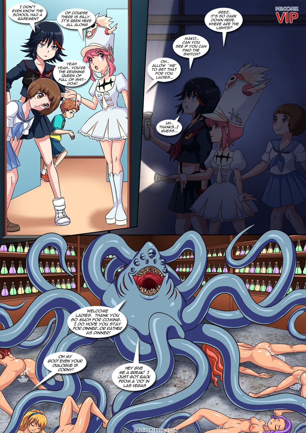 On Her Majesty’s Hentai Service (Kill la Kill) [Palcomix] 1 . On Her Majesty's Hentai Service - Chapter 1 (Kill la Kill) [Palcomix] – page 14