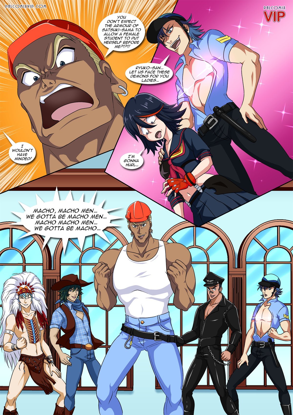 On Her Majesty’s Hentai Service (Kill la Kill) [Palcomix] 1 . On Her Majesty's Hentai Service - Chapter 1 (Kill la Kill) [Palcomix] – page 7