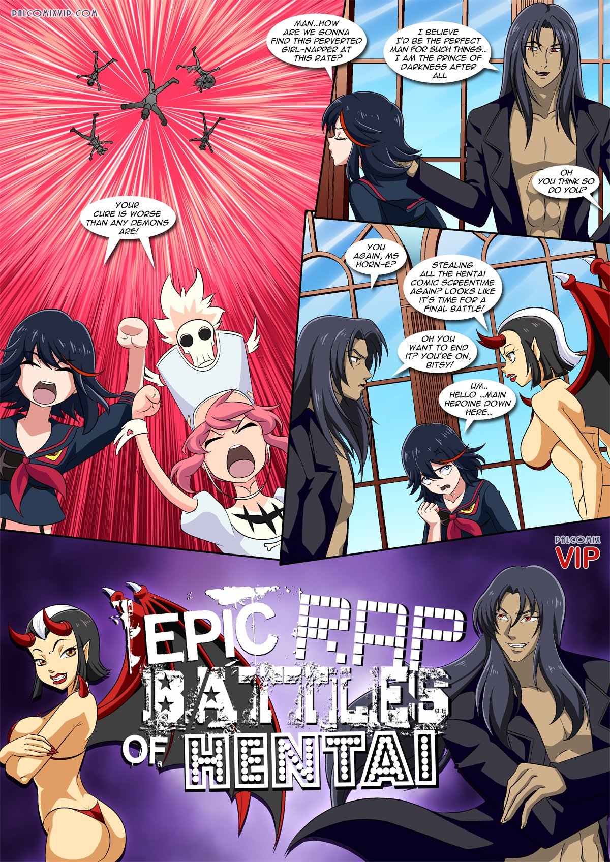 On Her Majesty’s Hentai Service (Kill la Kill) [Palcomix] 1 . On Her Majesty's Hentai Service - Chapter 1 (Kill la Kill) [Palcomix] – page 8