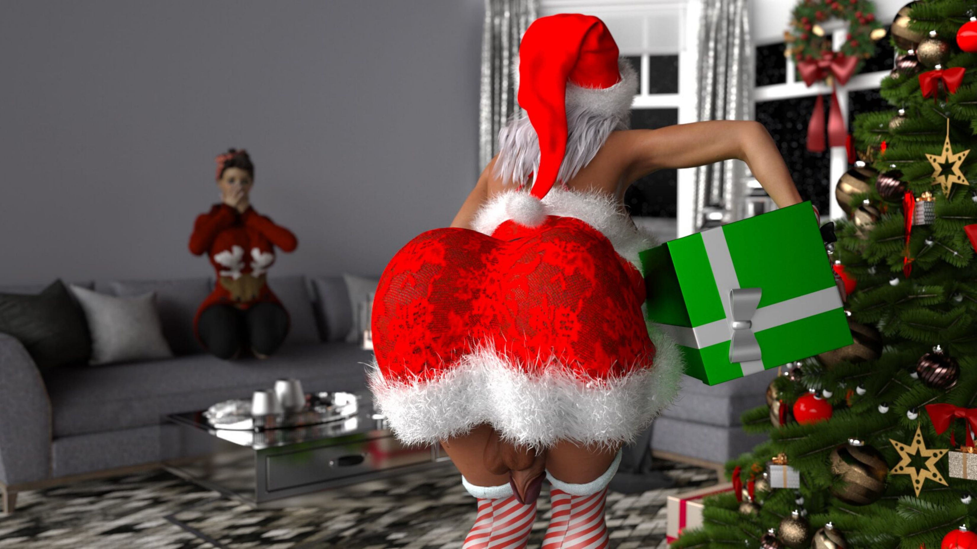 Here Comes Futa Claus [CJFLO] 1.5 . Here Comes Futa Claus - Chapter 1 - Textless [CJFLO] – page 7