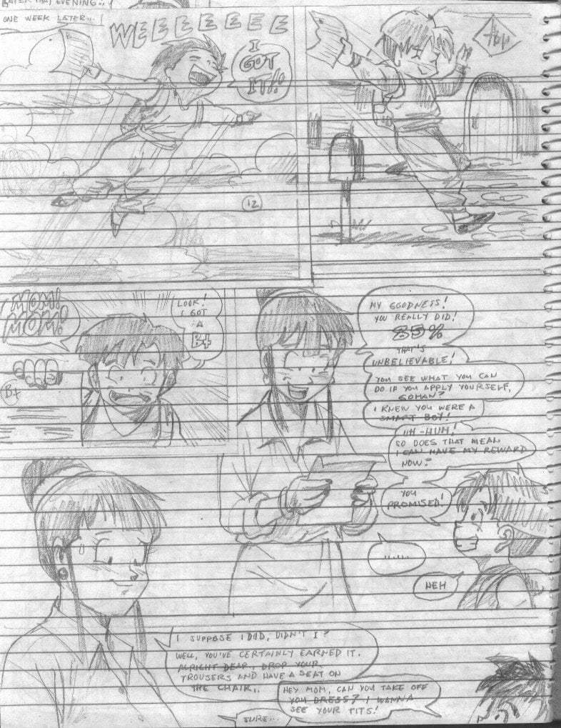The Gohan Diaries (Dragon Ball Z) [Pandoras Box] 1.5 . The Gohan Diaries - Chapter 1 - Rough Sketches (Dragon Ball Z) [Pandoras Box] – page 13