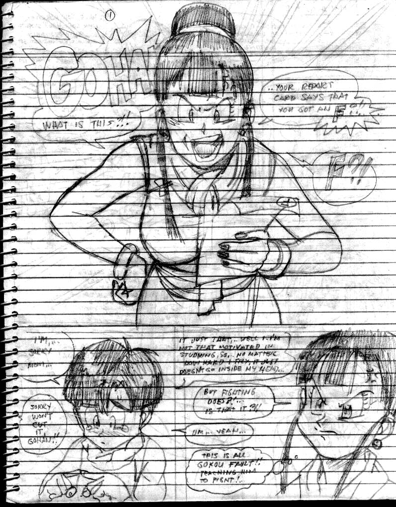 The Gohan Diaries (Dragon Ball Z) [Pandoras Box] 1.5 . The Gohan Diaries - Chapter 1 - Rough Sketches (Dragon Ball Z) [Pandoras Box] – page 2