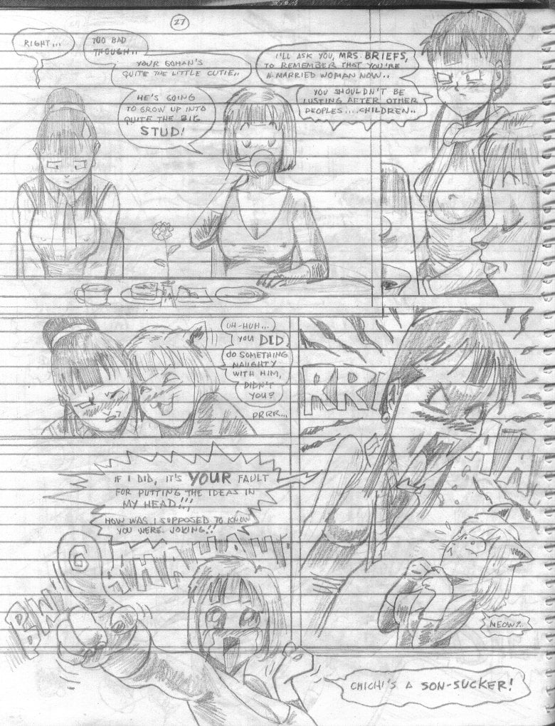 The Gohan Diaries (Dragon Ball Z) [Pandoras Box] 1.5 . The Gohan Diaries - Chapter 1 - Rough Sketches (Dragon Ball Z) [Pandoras Box] – page 28