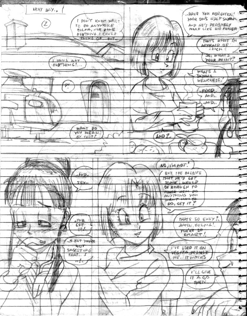 The Gohan Diaries (Dragon Ball Z) [Pandoras Box] 1.5 . The Gohan Diaries - Chapter 1 - Rough Sketches (Dragon Ball Z) [Pandoras Box] – page 3