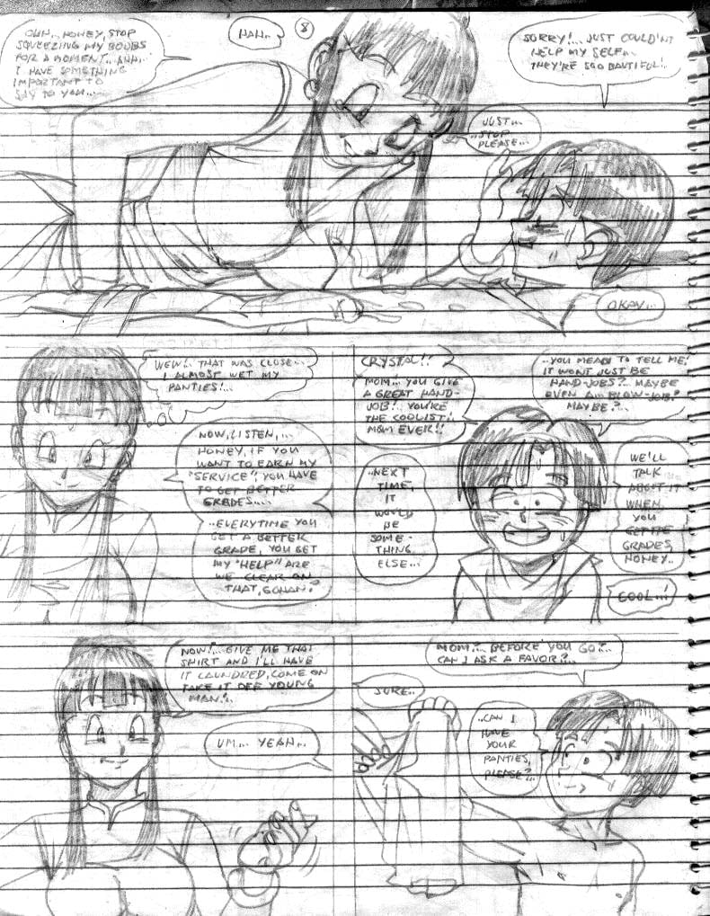 The Gohan Diaries (Dragon Ball Z) [Pandoras Box] 1.5 . The Gohan Diaries - Chapter 1 - Rough Sketches (Dragon Ball Z) [Pandoras Box] – page 9