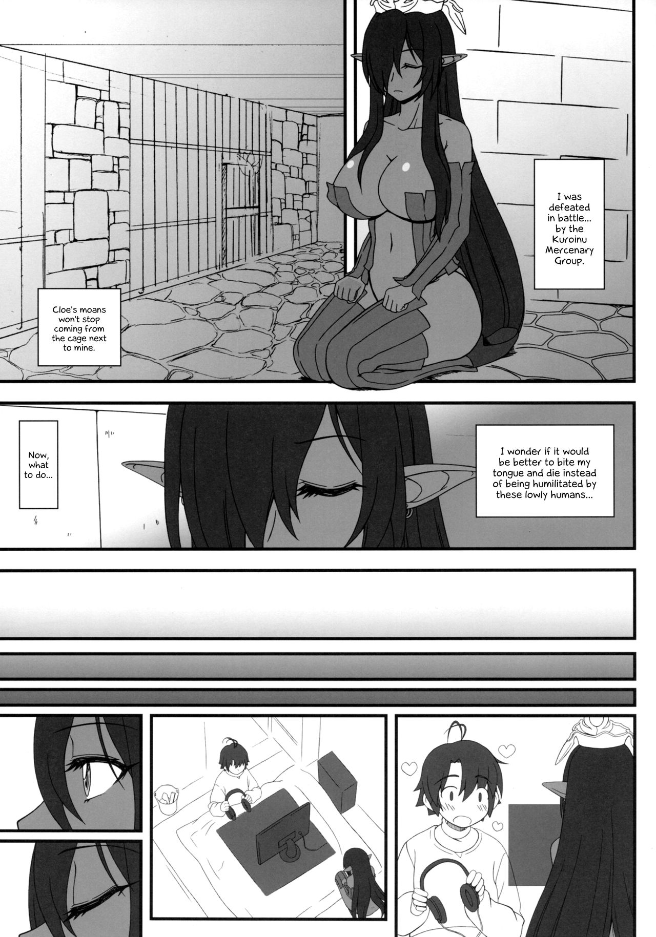 Kuro no Joou no Isekai Seikatsu (Kuroinu) [Kobanya Koban] 1 . Kuro no Joou no Isekai Seikatsu - Chapter 1 (Kuroinu) [Kobanya Koban] – page 4