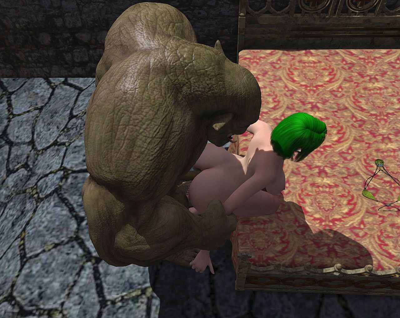 Extra Fantasy Comics [Moiarte3D] Orc Fucking Elf - [Moiarte3D] – page 9