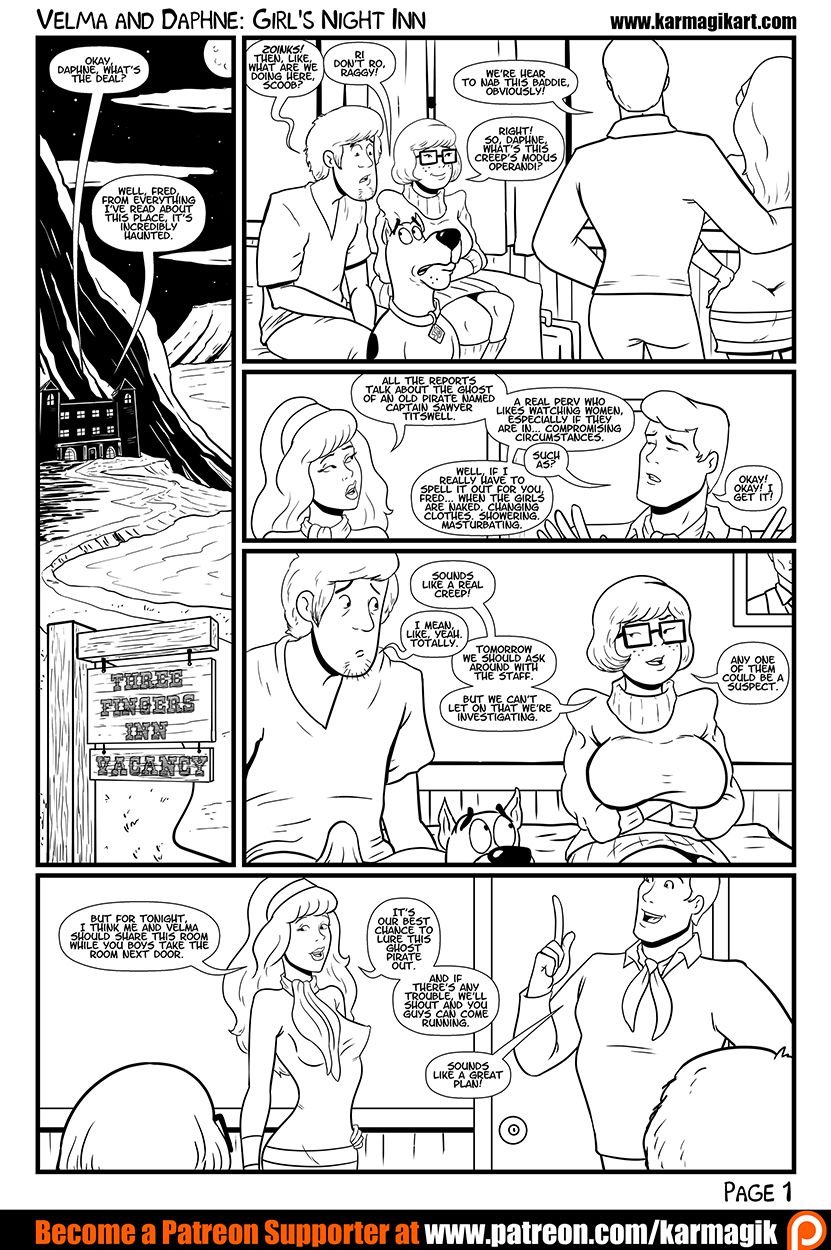 Girls Night Inn (Scooby-Doo) [Karmagik] 1 . Girls Night Inn  - Chapter 1 (Scooby-Doo) [Karmagik] – page 2