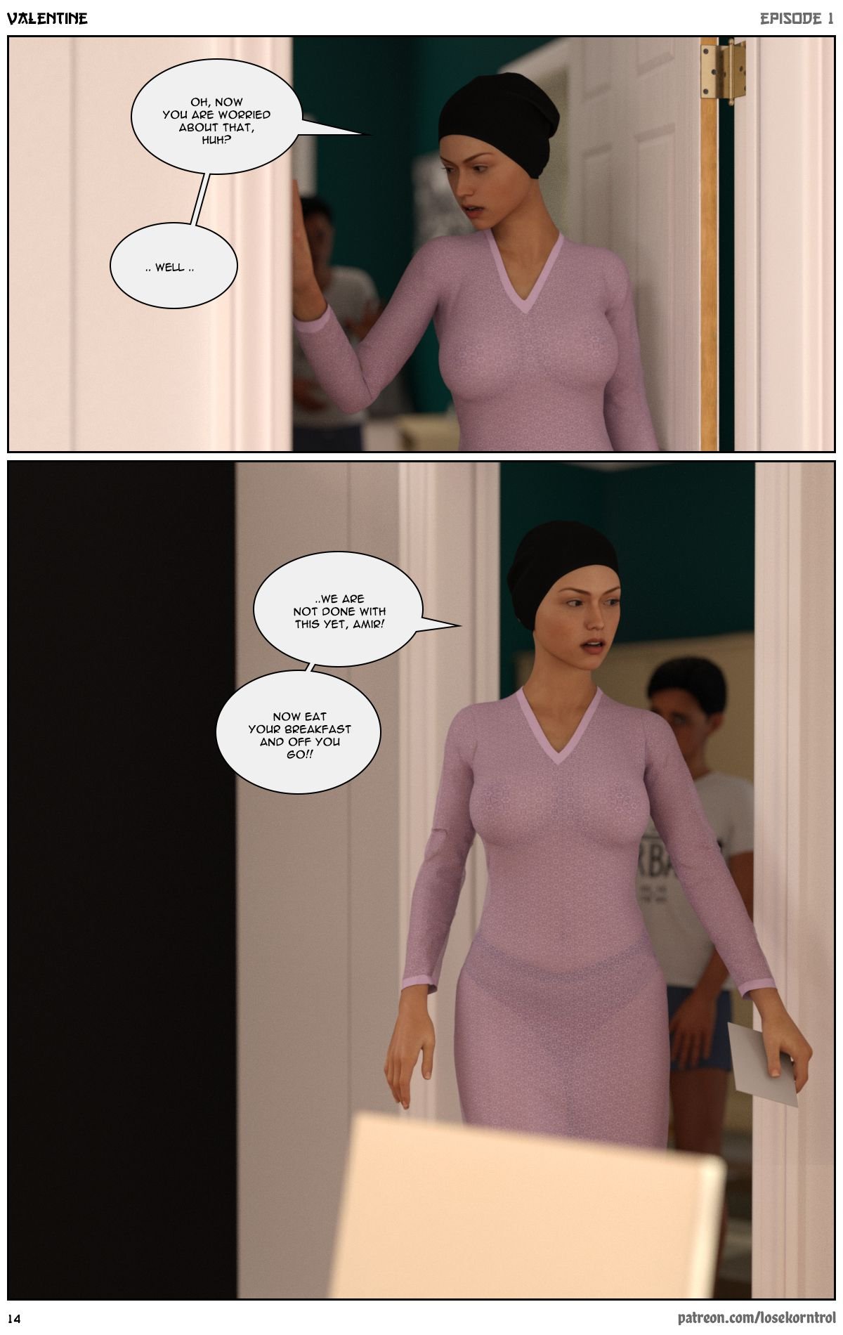 Valentine – Comic [LoseKorntrol, Hijab 3DX] 1 . Valentine - Chapter 1 [LoseKorntrol, Hijab 3DX] – page 15