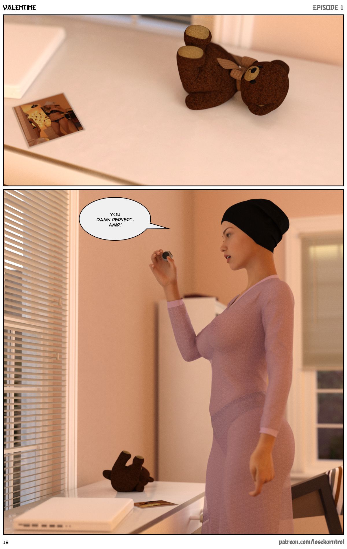 Valentine – Comic [LoseKorntrol, Hijab 3DX] 1 . Valentine - Chapter 1 [LoseKorntrol, Hijab 3DX] – page 17