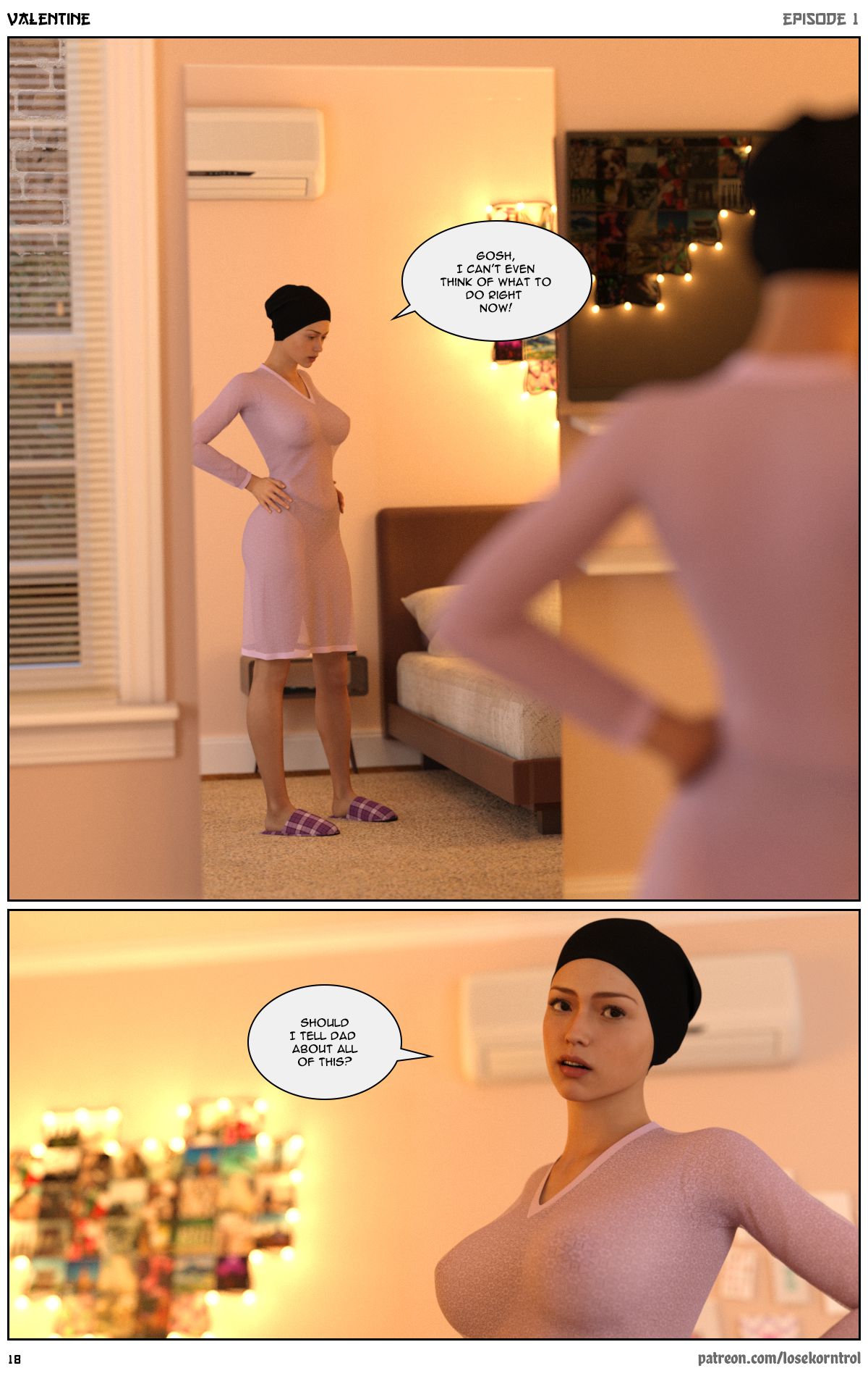 Valentine – Comic [LoseKorntrol, Hijab 3DX] 1 . Valentine - Chapter 1 [LoseKorntrol, Hijab 3DX] – page 19