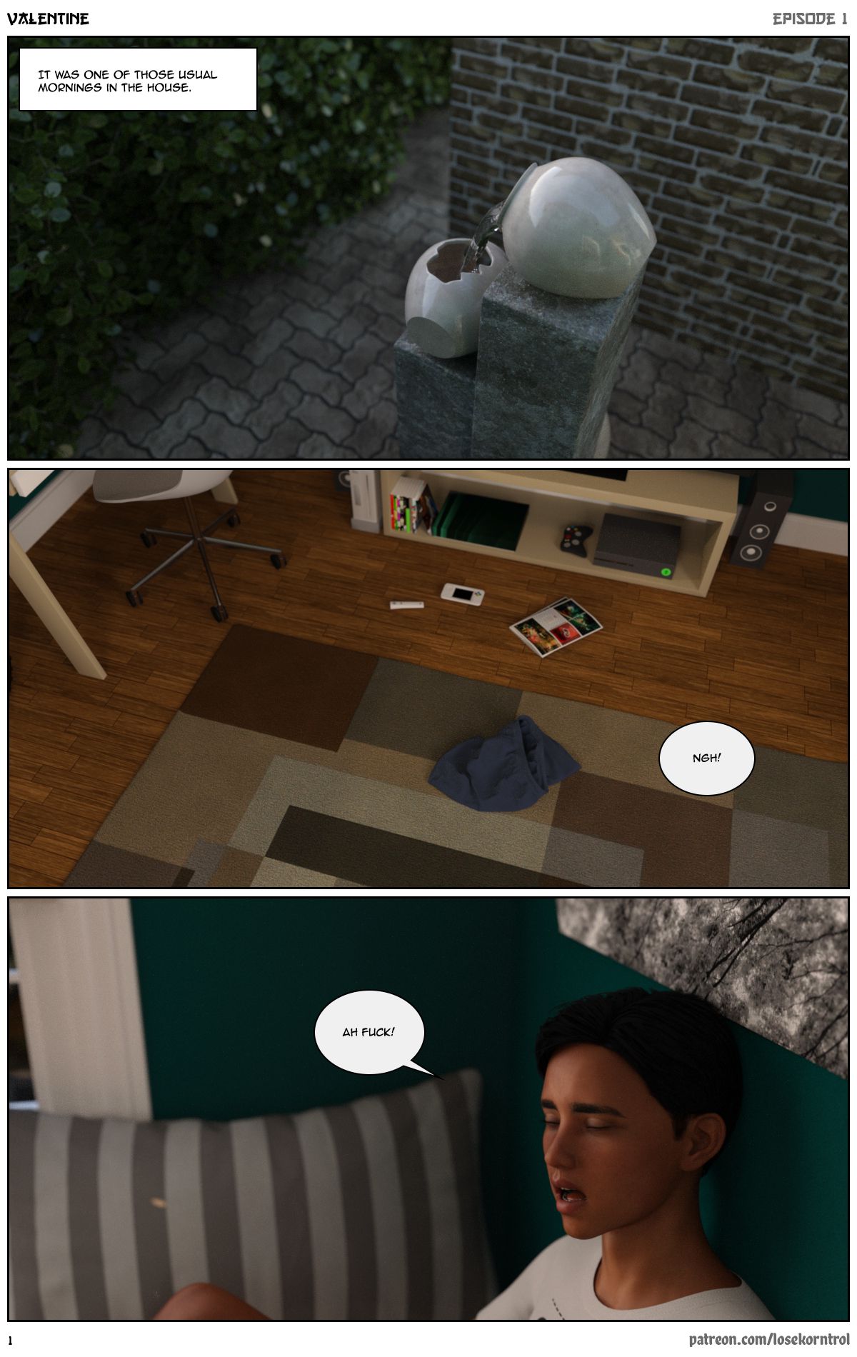 Valentine – Comic [LoseKorntrol, Hijab 3DX] 1 . Valentine - Chapter 1 [LoseKorntrol, Hijab 3DX] – page 2
