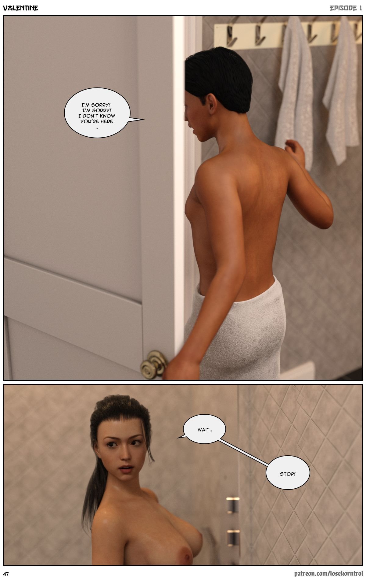 Valentine – Comic [LoseKorntrol, Hijab 3DX] 1 . Valentine - Chapter 1 [LoseKorntrol, Hijab 3DX] – page 48