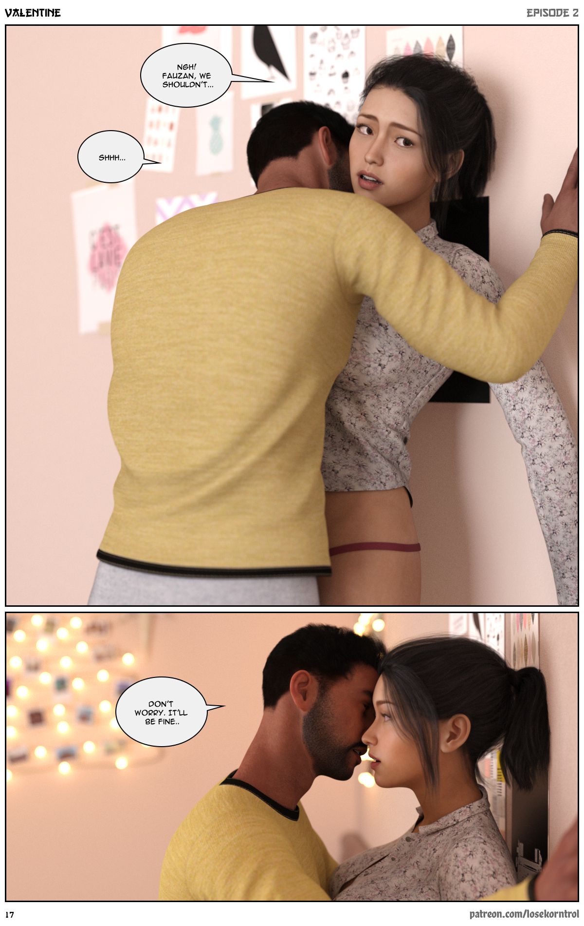 Valentine – Comic [LoseKorntrol, Hijab 3DX] 2 . Valentine - Comic - Chapter 2 [LoseKorntrol, Hijab 3DX] – page 17