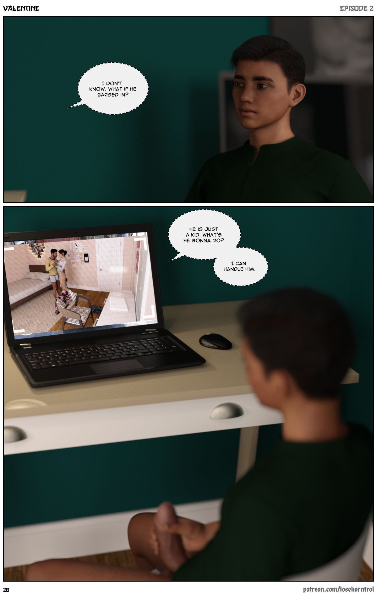 Valentine – Comic [LoseKorntrol, Hijab 3DX] 2 . Valentine - Comic - Chapter 2 [LoseKorntrol, Hijab 3DX] – page 20