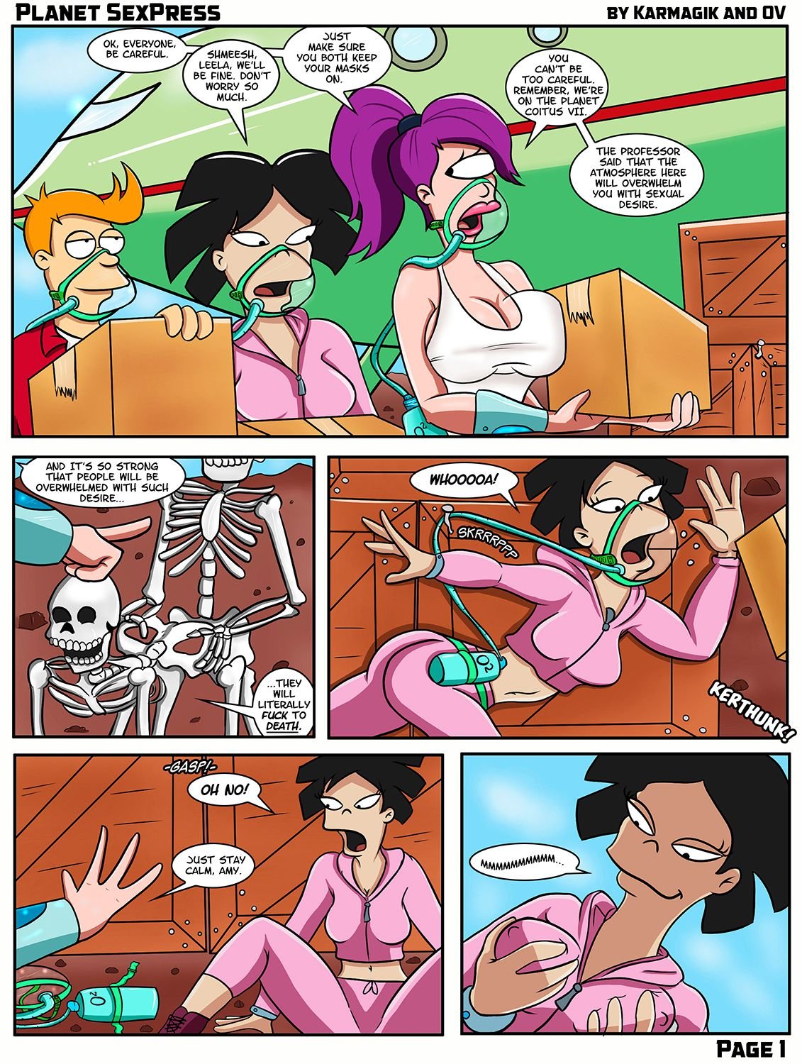 Planet Sexpress (Futurama) [Karmagik] 1 . Planet Sexpress - Chapter 1 (Futurama) [Karmagik] – page 2