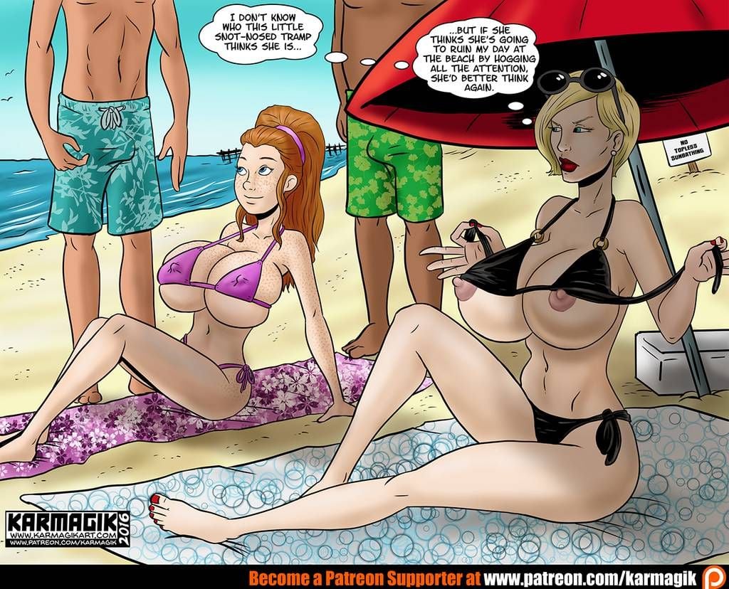 Randi [Karmagik] 2 . Randi And Olivia At The Beach - Chapter 2 [Karmagik] – page 1