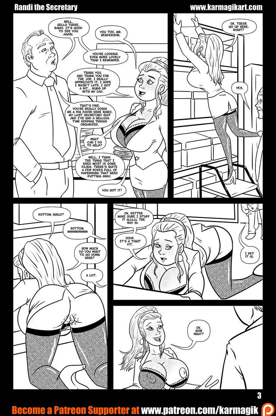 Randi [Karmagik] 1 . Randi The Secretary - Chapter 1 [Karmagik] – page 3
