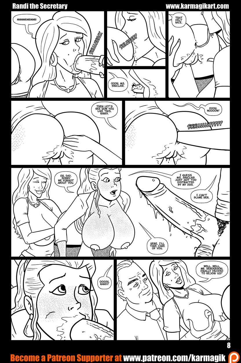 Randi [Karmagik] 1 . Randi The Secretary - Chapter 1 [Karmagik] – page 8
