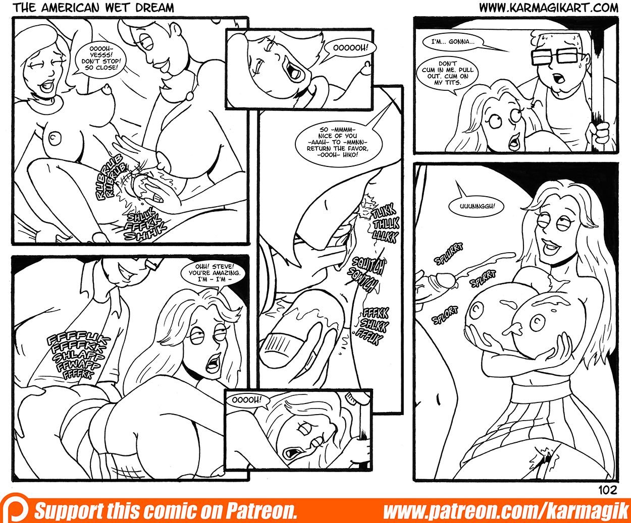 The American Wet Dream (American Dad!) [Karmagik] The American Wet Dream - No Color - (American Dad!) [Karmagik] – page 102