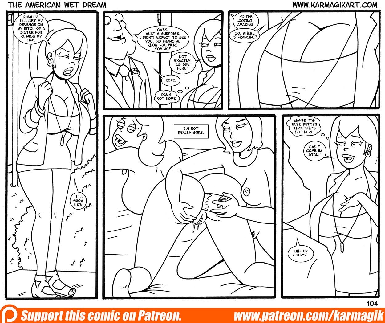 The American Wet Dream (American Dad!) [Karmagik] The American Wet Dream - No Color - (American Dad!) [Karmagik] – page 104