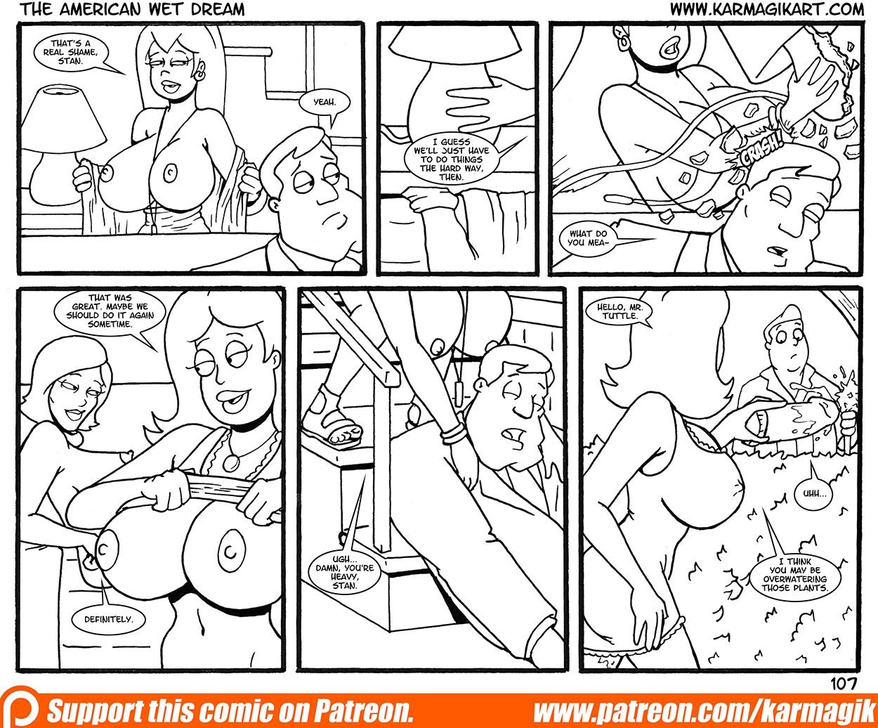 The American Wet Dream (American Dad!) [Karmagik] The American Wet Dream - No Color - (American Dad!) [Karmagik] – page 107