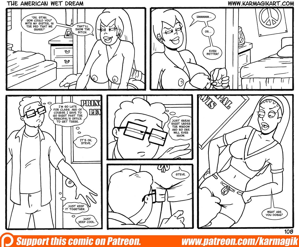 The American Wet Dream (American Dad!) [Karmagik] The American Wet Dream - No Color - (American Dad!) [Karmagik] – page 108