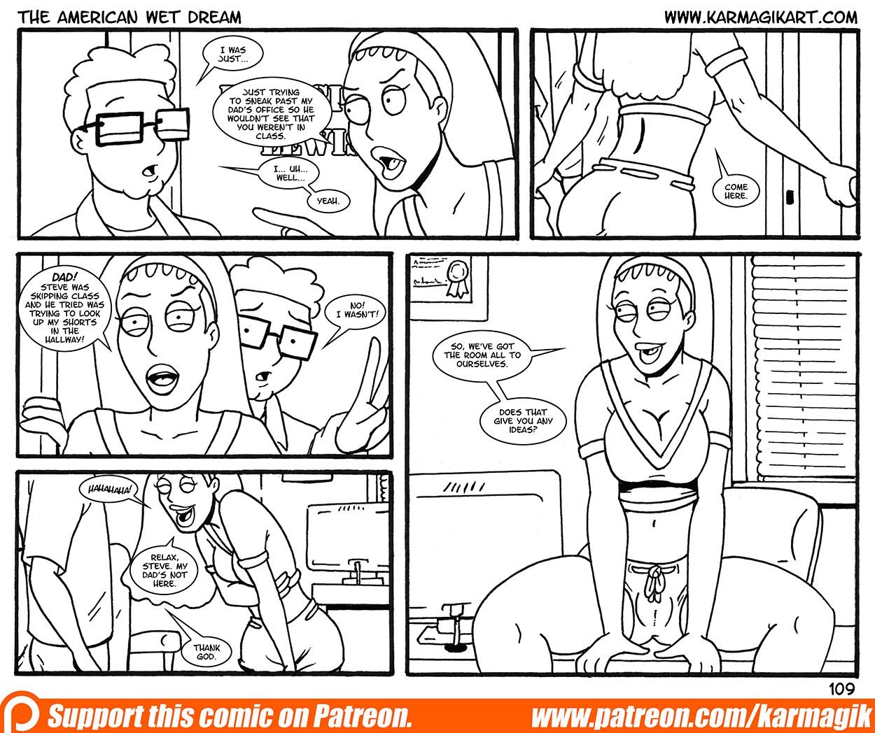 The American Wet Dream (American Dad!) [Karmagik] The American Wet Dream - No Color - (American Dad!) [Karmagik] – page 109